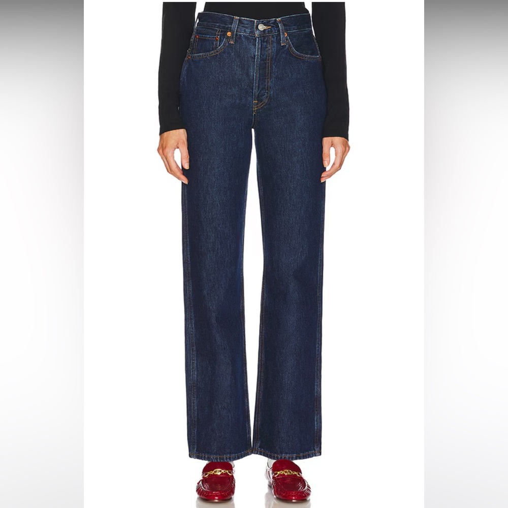 Re/Done 90s High Rise Loose Jeans - Picture 2 of 10